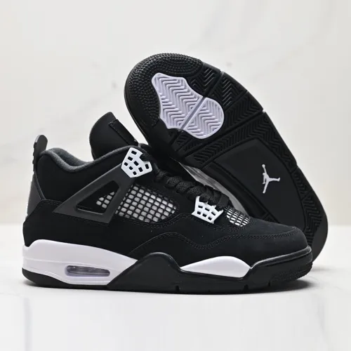 Air Jordan 4 Retro Black Canvas