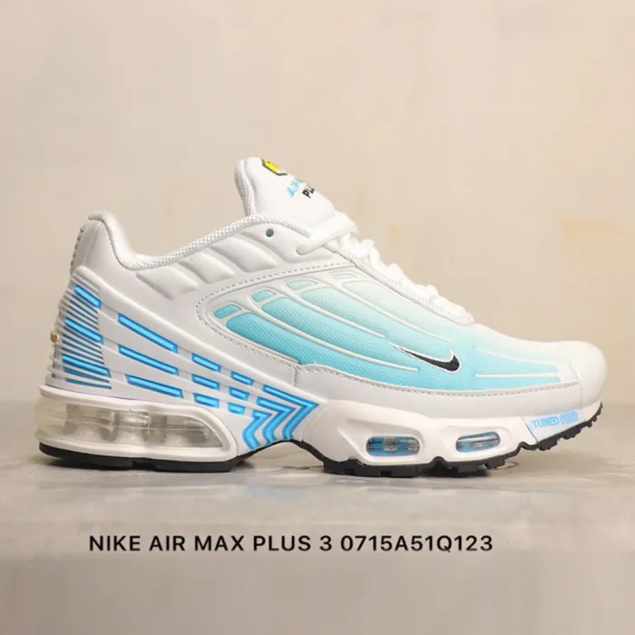 Nike Air Max Plus 3 White / Aquatone