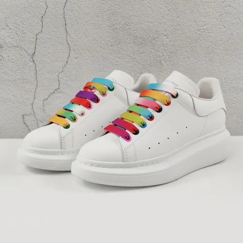 McQueen Oversized Rainbow Laces Pastel