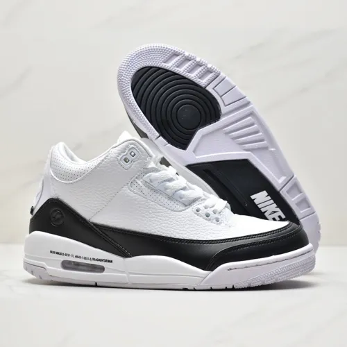 Air Jordan 3 x Fragment White Black