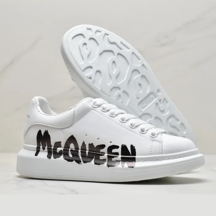 McQueen Oversized White Graffiti