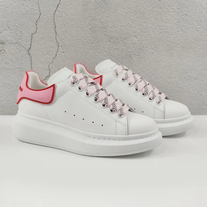 McQueen Oversized White / Pink Laces