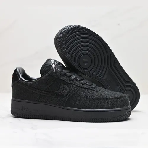 Nike Air Force 1 x Stüssy Black Canvas